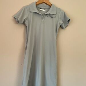 Columbia Girls' Light Gray Polo Dress